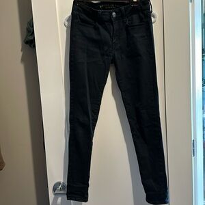 American eagle black jeans. Size 2 super stretch X